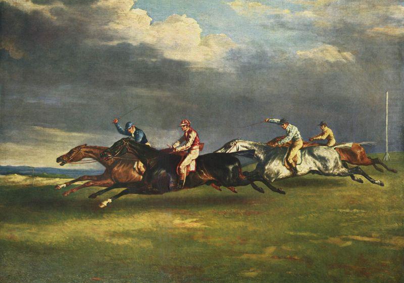 The Epsom Derby, Theodore   Gericault